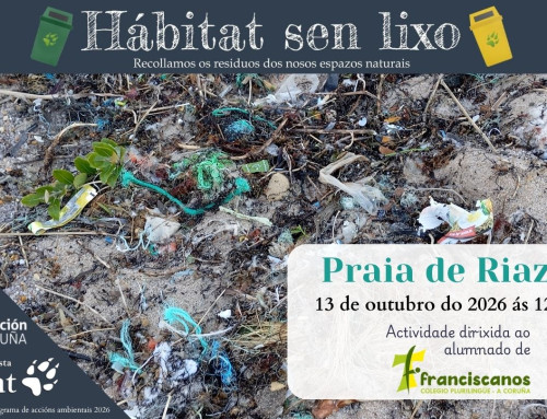 Hábitat sen lixo na praia de Riazor (13/10/2026)